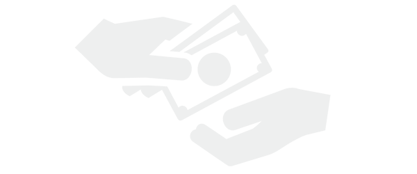 Two hands exchanging money, with one hand giving cash to the other during a cash transfer.